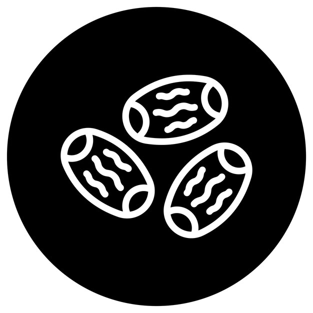 Ilustración del diseño del icono vectorial de fechas