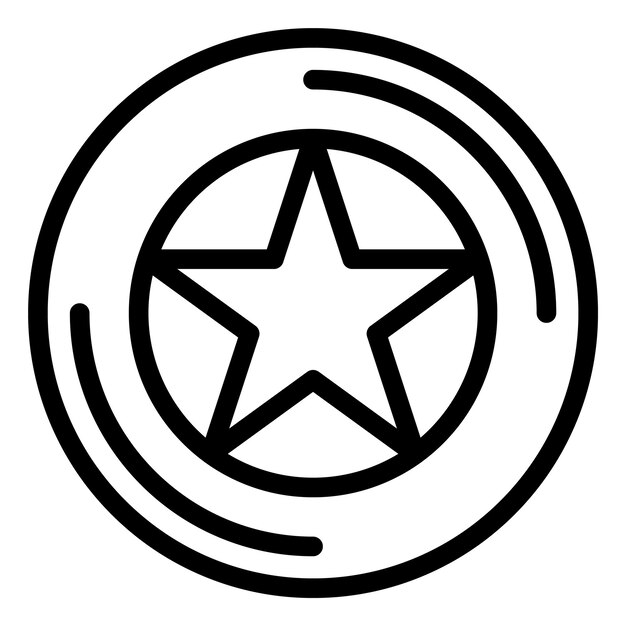 Ilustración del diseño del icono vectorial del frisbee