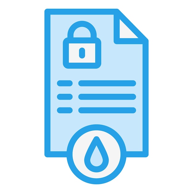 Ilustración del diseño del icono vectorial de fuga de datos