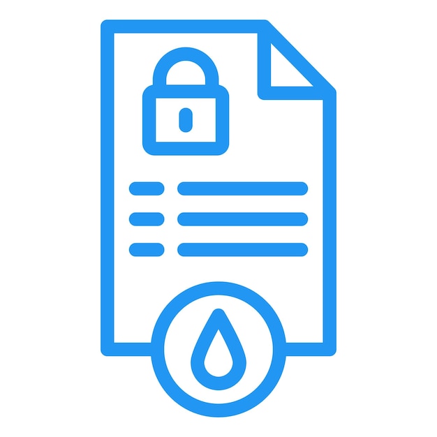 Ilustración del diseño del icono vectorial de fuga de datos
