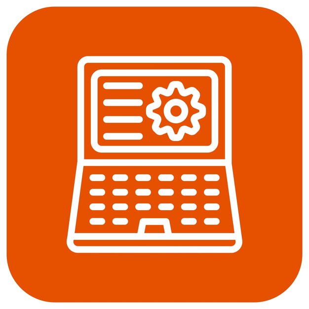 Ilustración del diseño del icono vectorial de gestión de la información