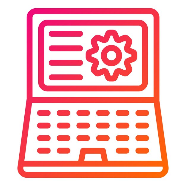 Ilustración del diseño del icono vectorial de gestión de la información