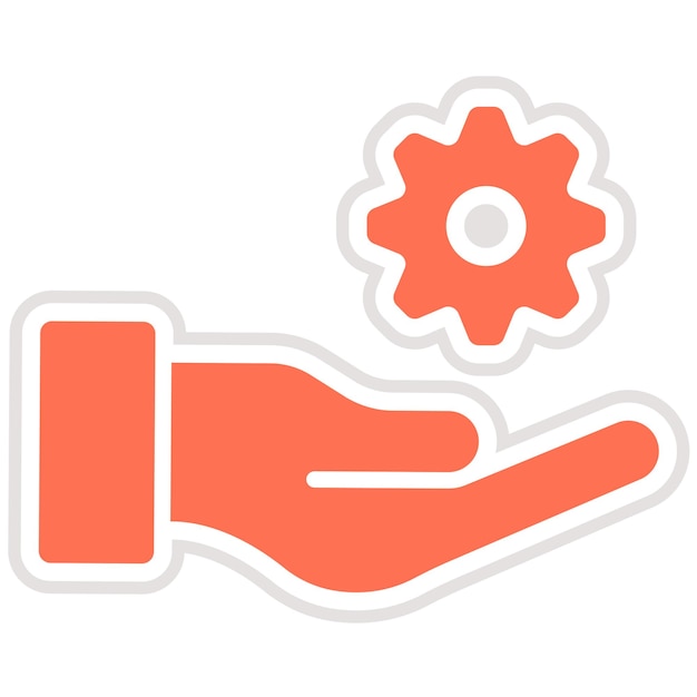 Ilustración del diseño del icono vectorial de gestión