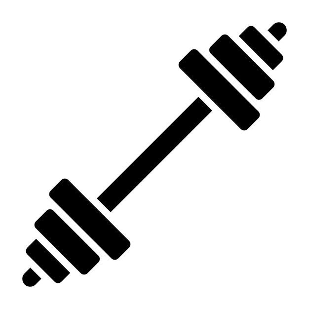 Ilustración del diseño del icono vectorial del gimnasio