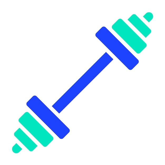 Ilustración del diseño del icono vectorial del gimnasio