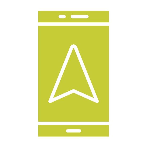 Ilustración del diseño del icono vectorial de GPS