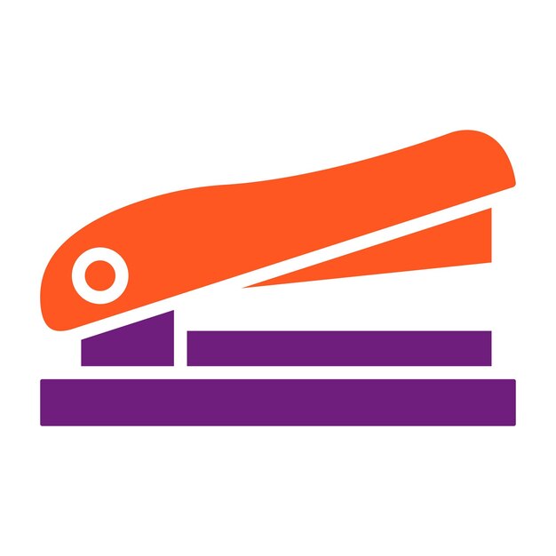 Ilustración del diseño del icono vectorial de la grapadora