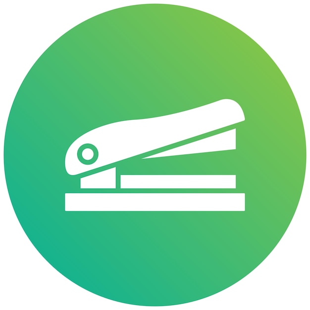Ilustración del diseño del icono vectorial de la grapadora