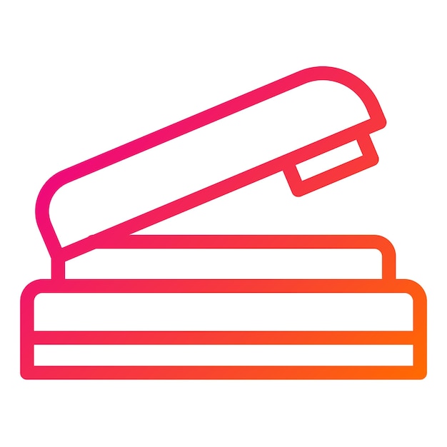 Ilustración del diseño del icono vectorial de la grapadora