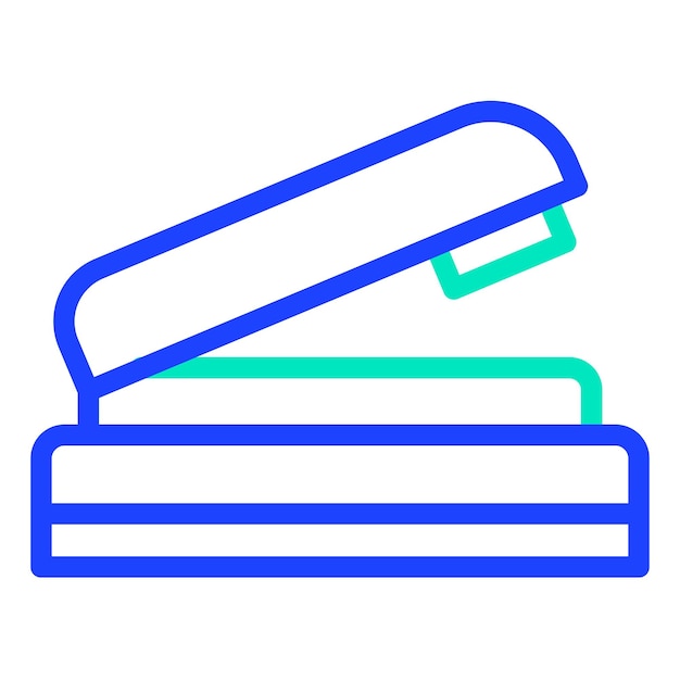 Ilustración del diseño del icono vectorial de la grapadora