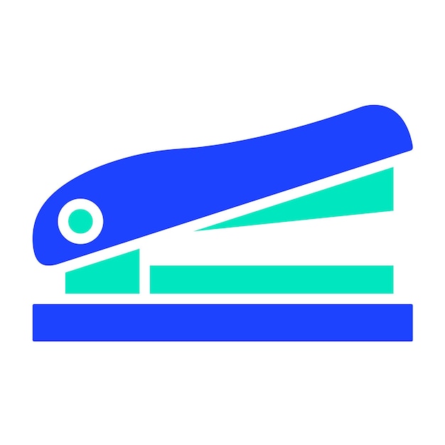 Ilustración del diseño del icono vectorial de la grapadora
