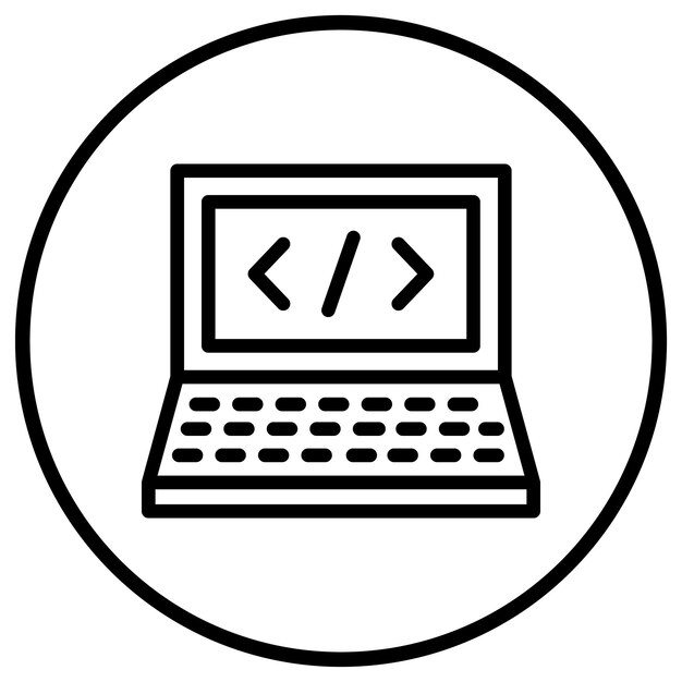 Ilustración del diseño del icono vectorial hackeado