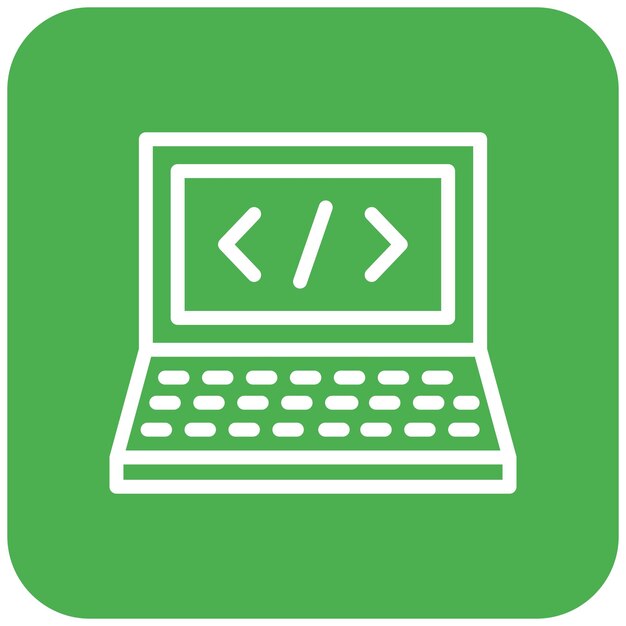 Ilustración del diseño del icono vectorial hackeado