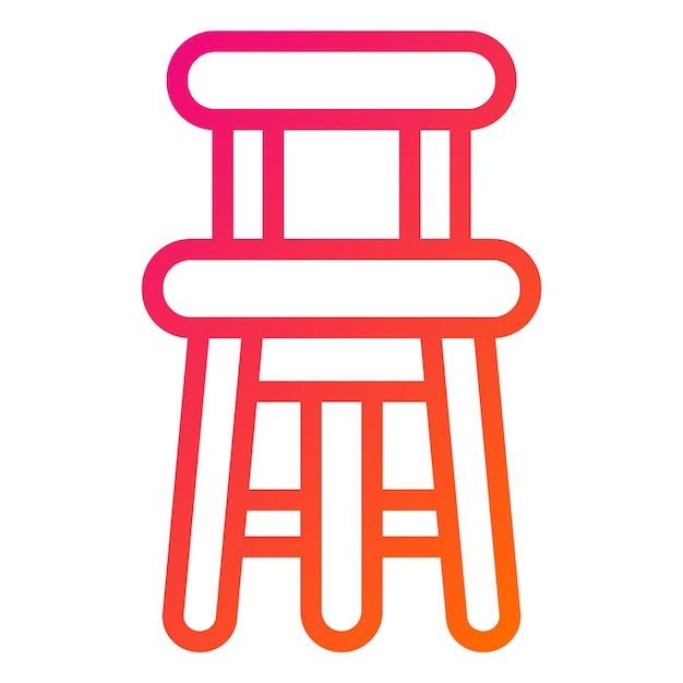 Ilustración del diseño del icono vectorial de las heces de bar