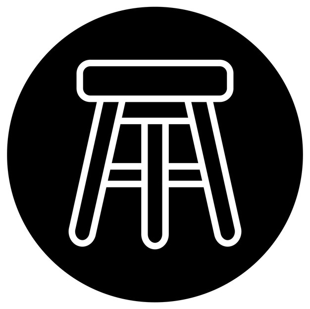 Ilustración del diseño del icono vectorial de las heces de bar