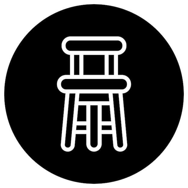 Ilustración del diseño del icono vectorial de las heces de bar