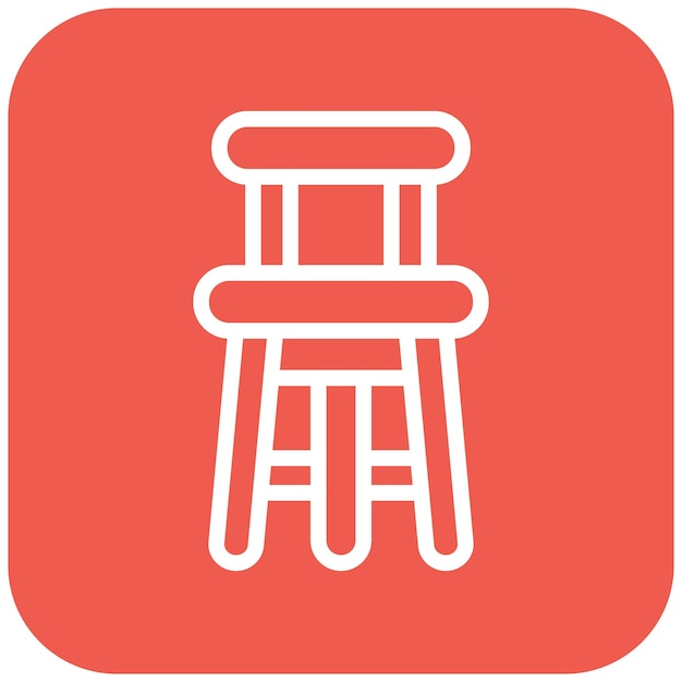 Ilustración del diseño del icono vectorial de las heces de bar