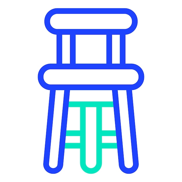 Ilustración del diseño del icono vectorial de las heces de bar