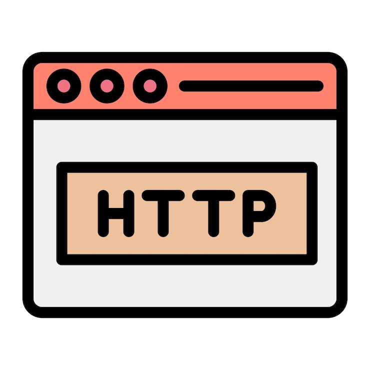 Vector ilustración del diseño del icono vectorial de http