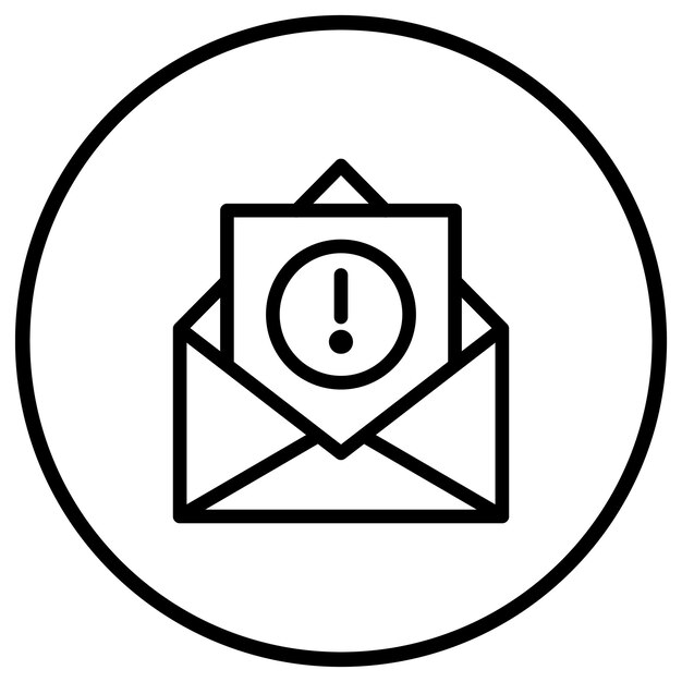 Ilustración del diseño del icono vectorial de información