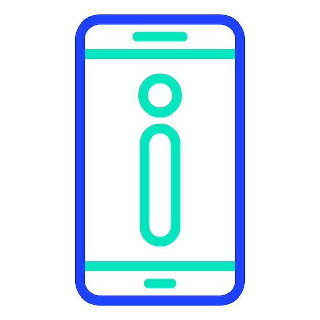 Ilustración del diseño del icono vectorial de información