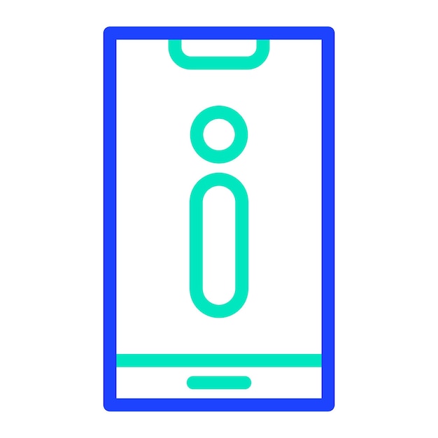 Ilustración del diseño del icono vectorial de información