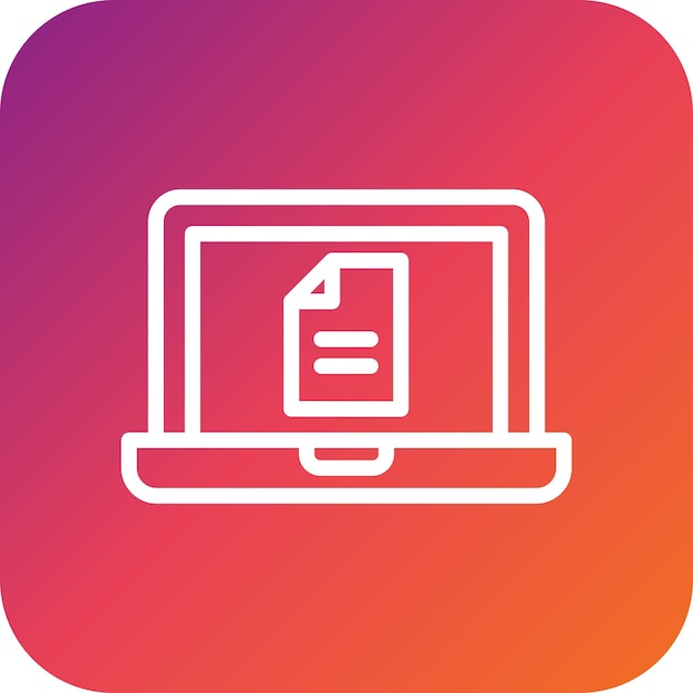Ilustración del diseño del icono vectorial del informe