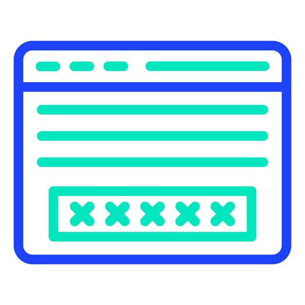 Ilustración del diseño del icono vectorial de inicio de sesión