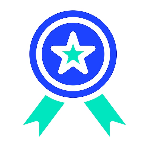 Ilustración del diseño del icono vectorial de la insignia