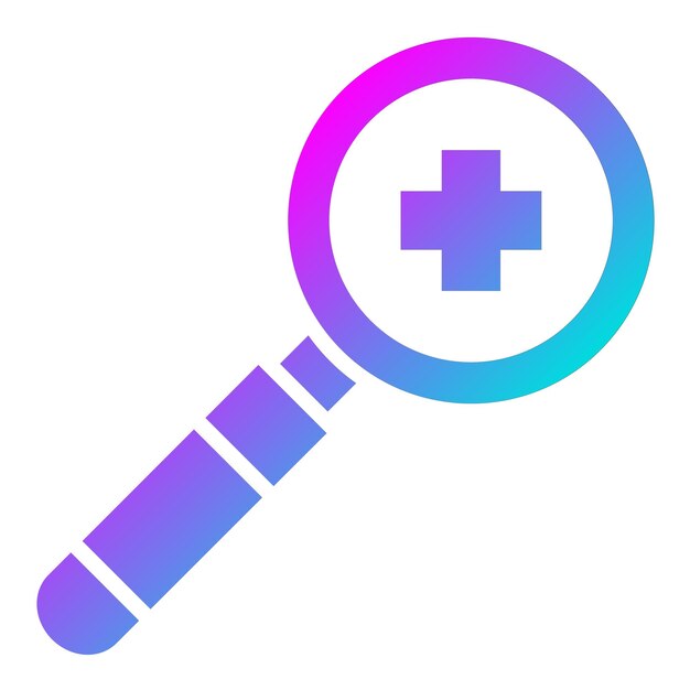 Ilustración del diseño del icono vectorial de investigación