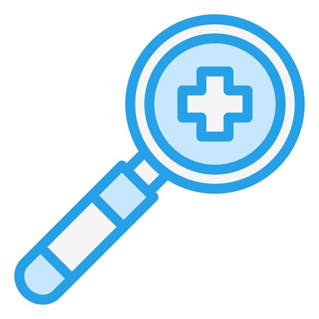 Ilustración del diseño del icono vectorial de investigación
