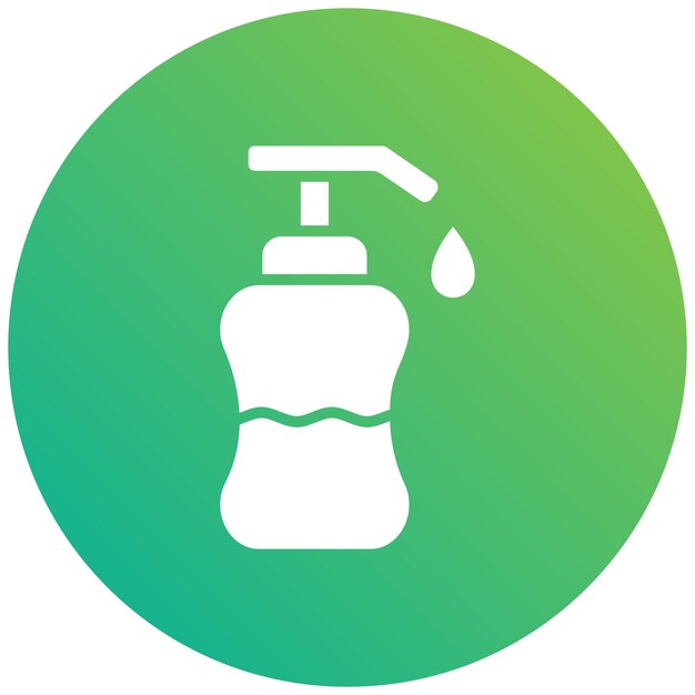 Ilustración del diseño del icono vectorial del jabón líquido