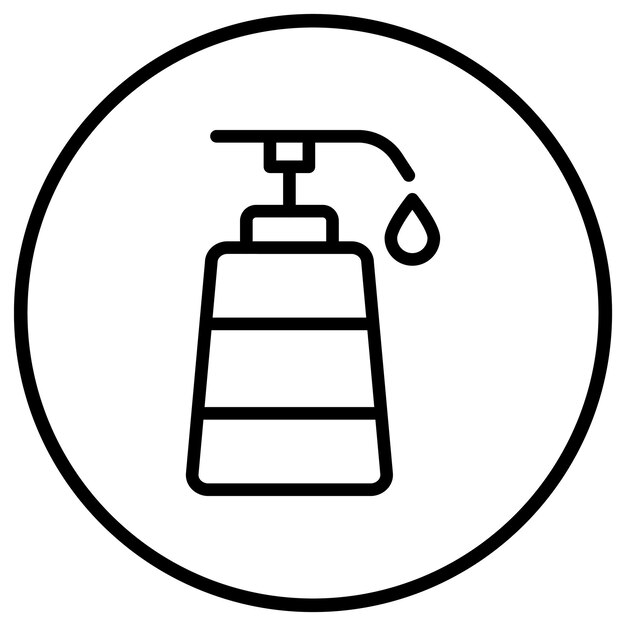 Ilustración del diseño del icono vectorial del jabón