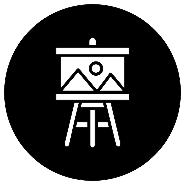 Ilustración del diseño del icono vectorial de la junta de pintura