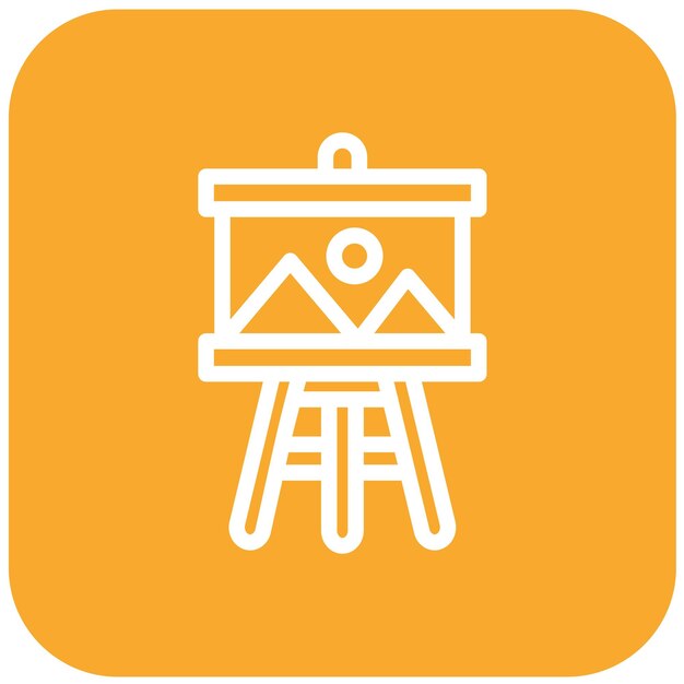 Ilustración del diseño del icono vectorial de la junta de pintura