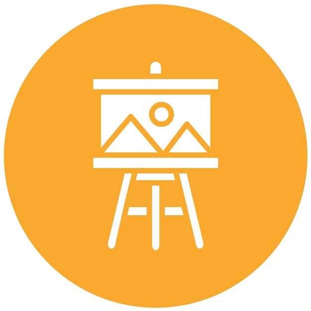Ilustración del diseño del icono vectorial de la junta de pintura