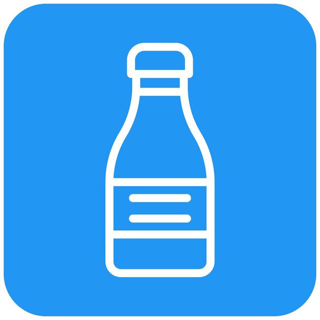 Ilustración del diseño del icono vectorial de ketchup
