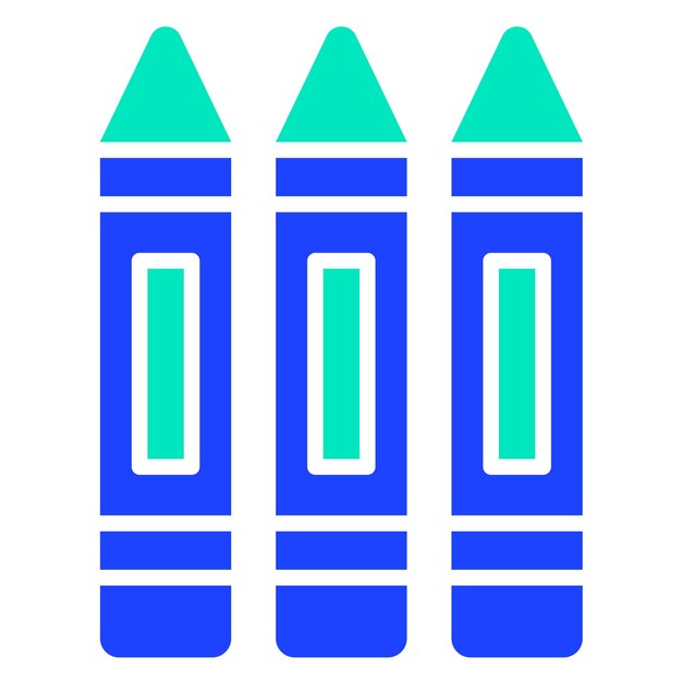 Ilustración del diseño del icono vectorial del lápiz de lápiz