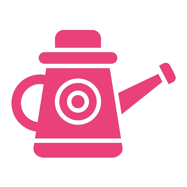 Ilustración del diseño del icono vectorial de la lata de agua