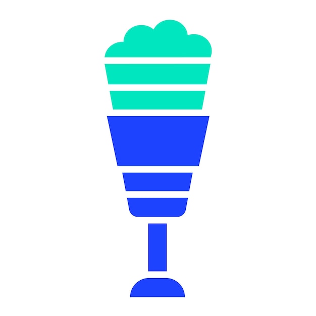 Ilustración del diseño del icono vectorial de Latte