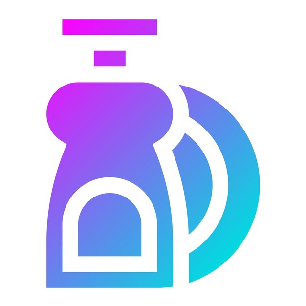 Ilustración del diseño del icono vectorial de lavado de platos