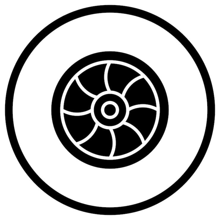 Vector ilustración del diseño del icono vectorial de la lente
