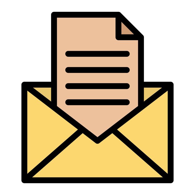 Ilustración del diseño del icono vectorial de letras