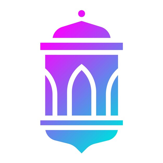 Ilustración del diseño del icono vectorial de la linterna