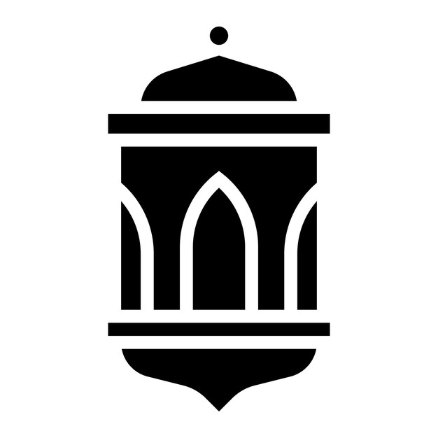 Ilustración del diseño del icono vectorial de la linterna