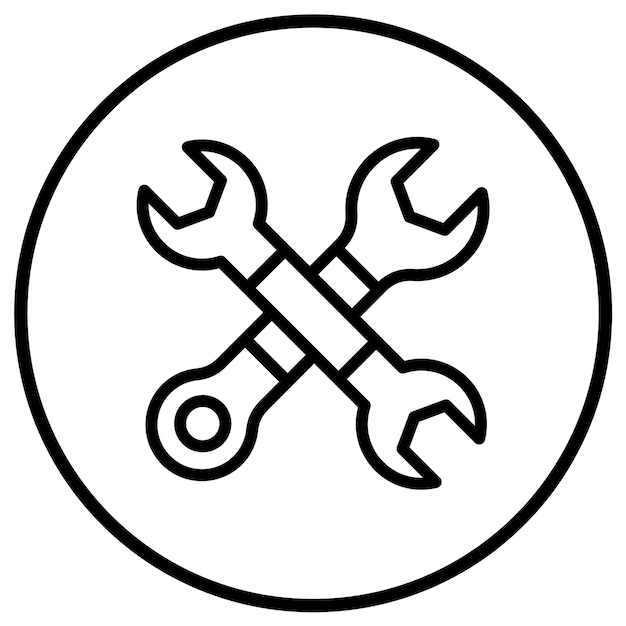 Ilustración del diseño del icono vectorial de la llave