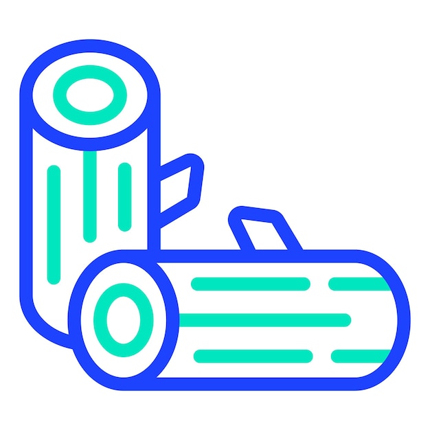 Ilustración del diseño del icono vectorial de madera