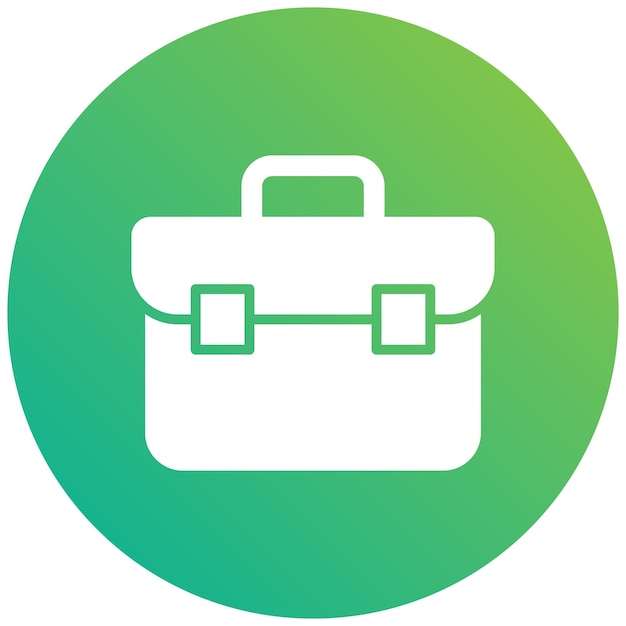 Ilustración del diseño del icono vectorial del maletín