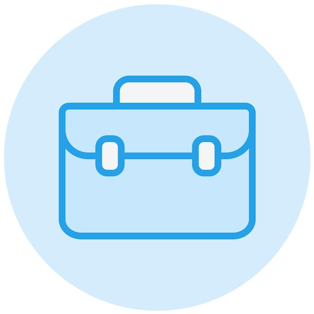 Ilustración del diseño del icono vectorial del maletín