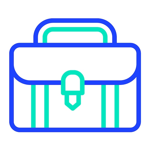 Ilustración del diseño del icono vectorial del maletín